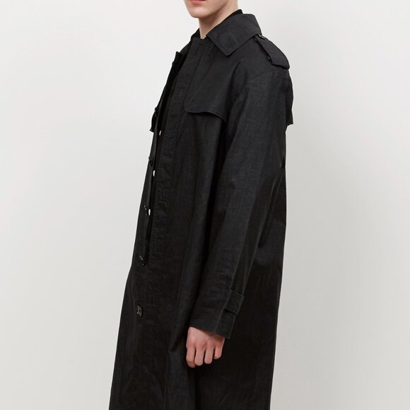 SS16 MAISON MARTIN MARGIELA LINEN TRENCH COAT 52 - Picture 12 of 12